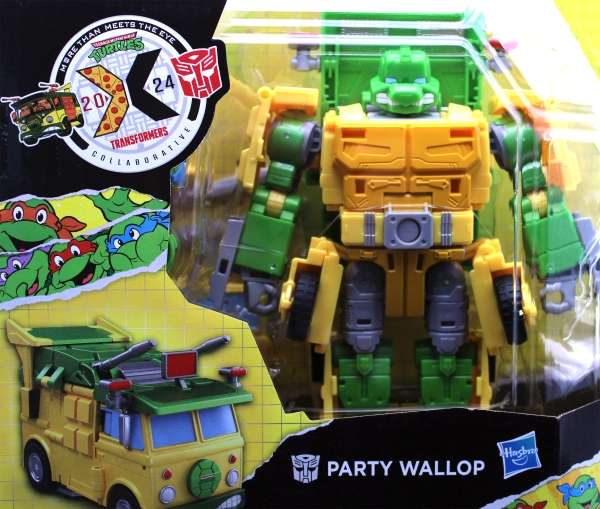 The Trans Formers (Transformers x Teenage Mutant Ninja Turtles) Actionfigur "Party Wallop" 18 cm